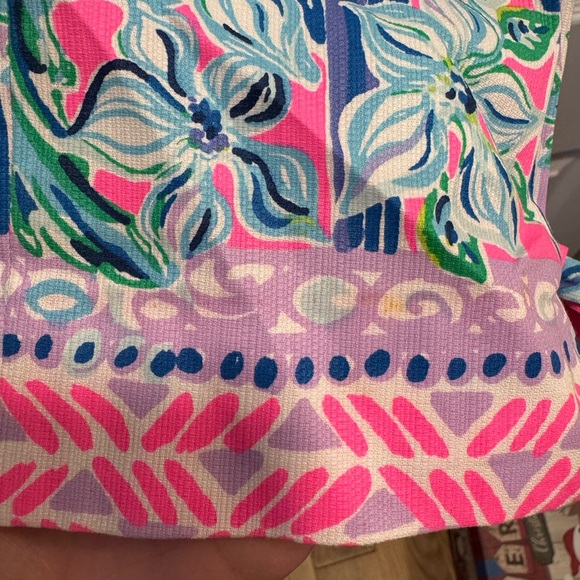 Lilly Pulitzer Mila Stretch Shift Dress in “Pink Tropics in the Groove” - Picture 5 of 10